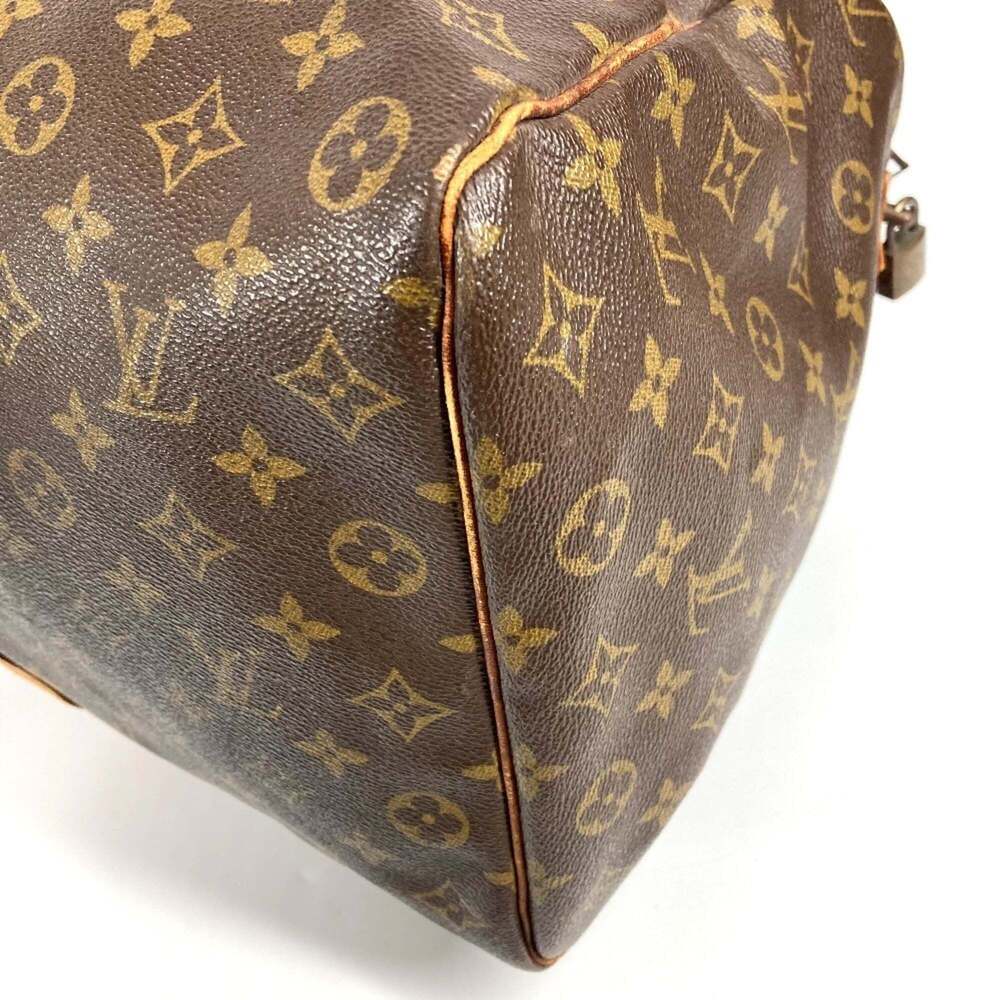 LOUIS VUITTON Authentic Brown Monogram Canvas Keepall 50 Boston Bag - Picture 6 of 16